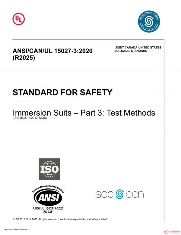 UL 15027-3 PDF UL 15027-3 PDF